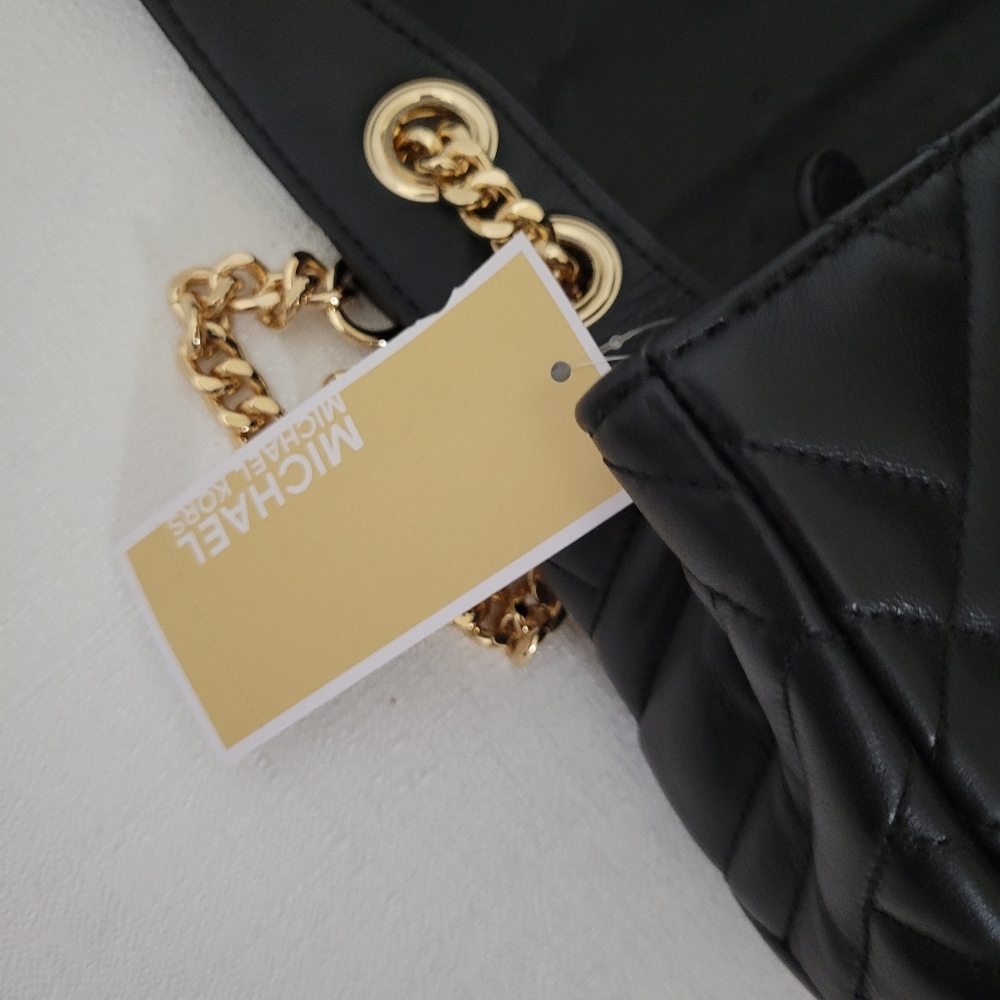 NEW Michael Kors Peyton Discontinued Chain Shoulder Purse (AF2) - Picture 5 of 6